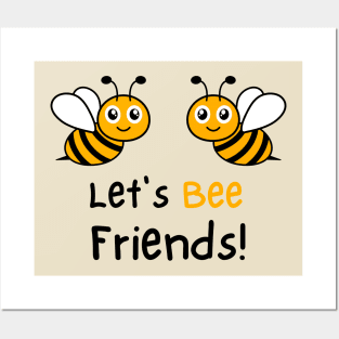 Bee lover Bees Honey bee friends Posters and Art